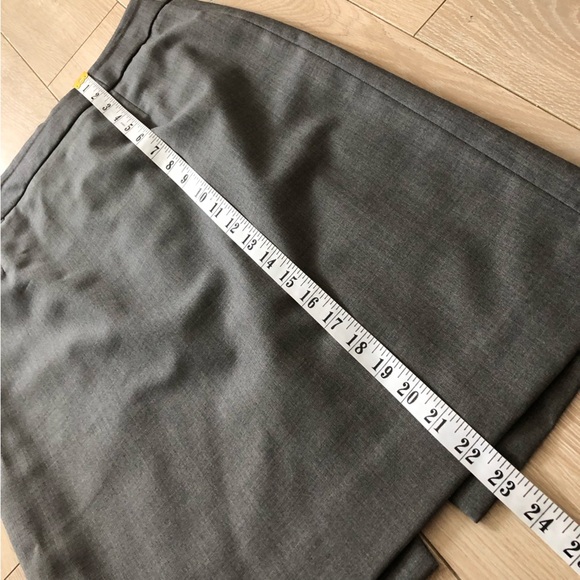 J. Crew Super 120’s Pencil Slit Mini Skirt in Grey - Picture 11 of 11